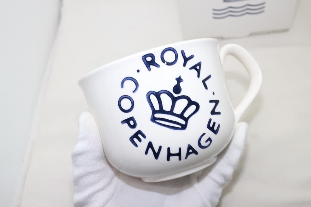 未使用 ロイヤルコペンハーゲン スープカップ ニューシグネチャー 2個 元箱有り