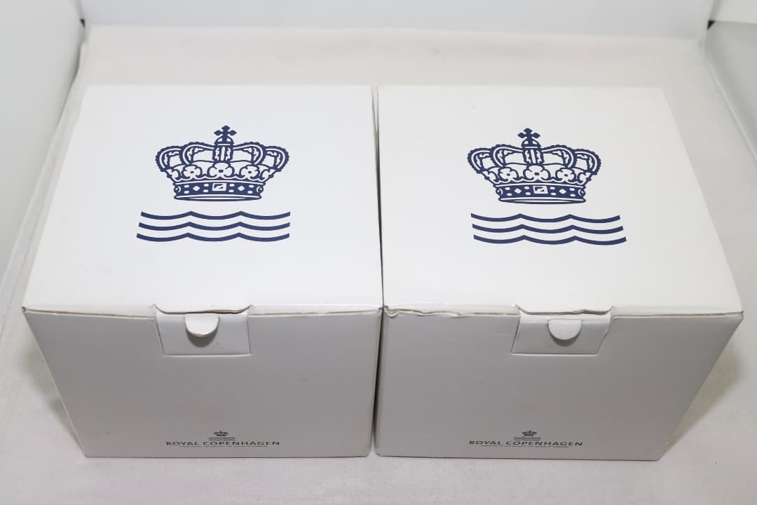 未使用 ロイヤルコペンハーゲン スープカップ ニューシグネチャー 2個 元箱有り