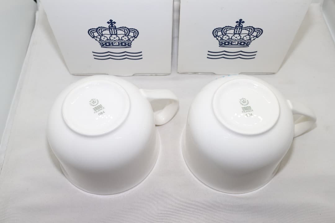 未使用 ロイヤルコペンハーゲン スープカップ ニューシグネチャー 2個 元箱有り