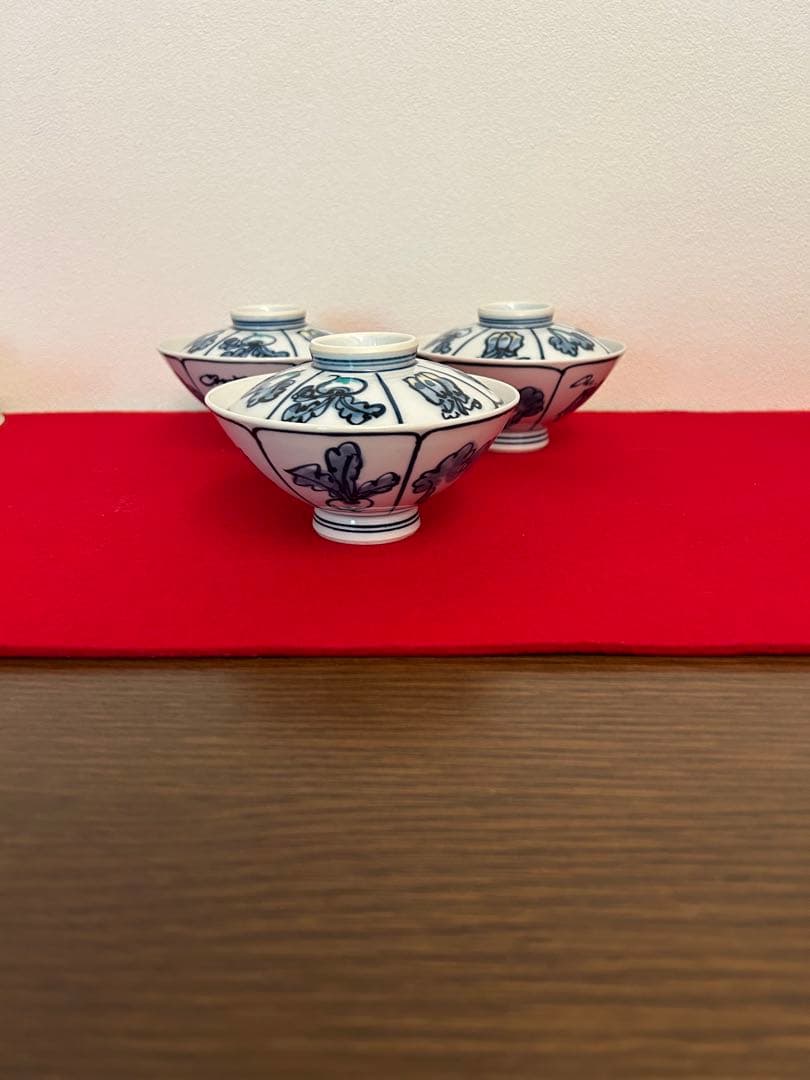 源右衛門　蓋付きご飯茶碗5客