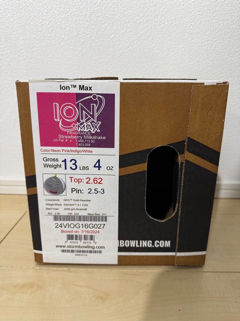 STORM ION MAX ボウリングボール
