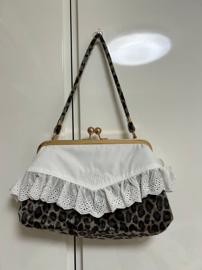 【新品即日配送】Bibiy ビビィ SABRINA LACE BAG ヒョウ柄