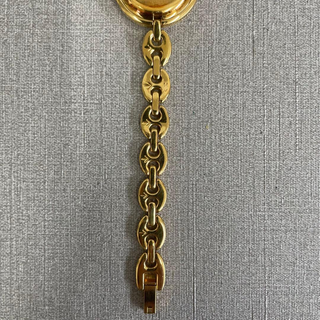 【H】GUCCI グッチ チェンジベゼル レディース腕時計 稼動品