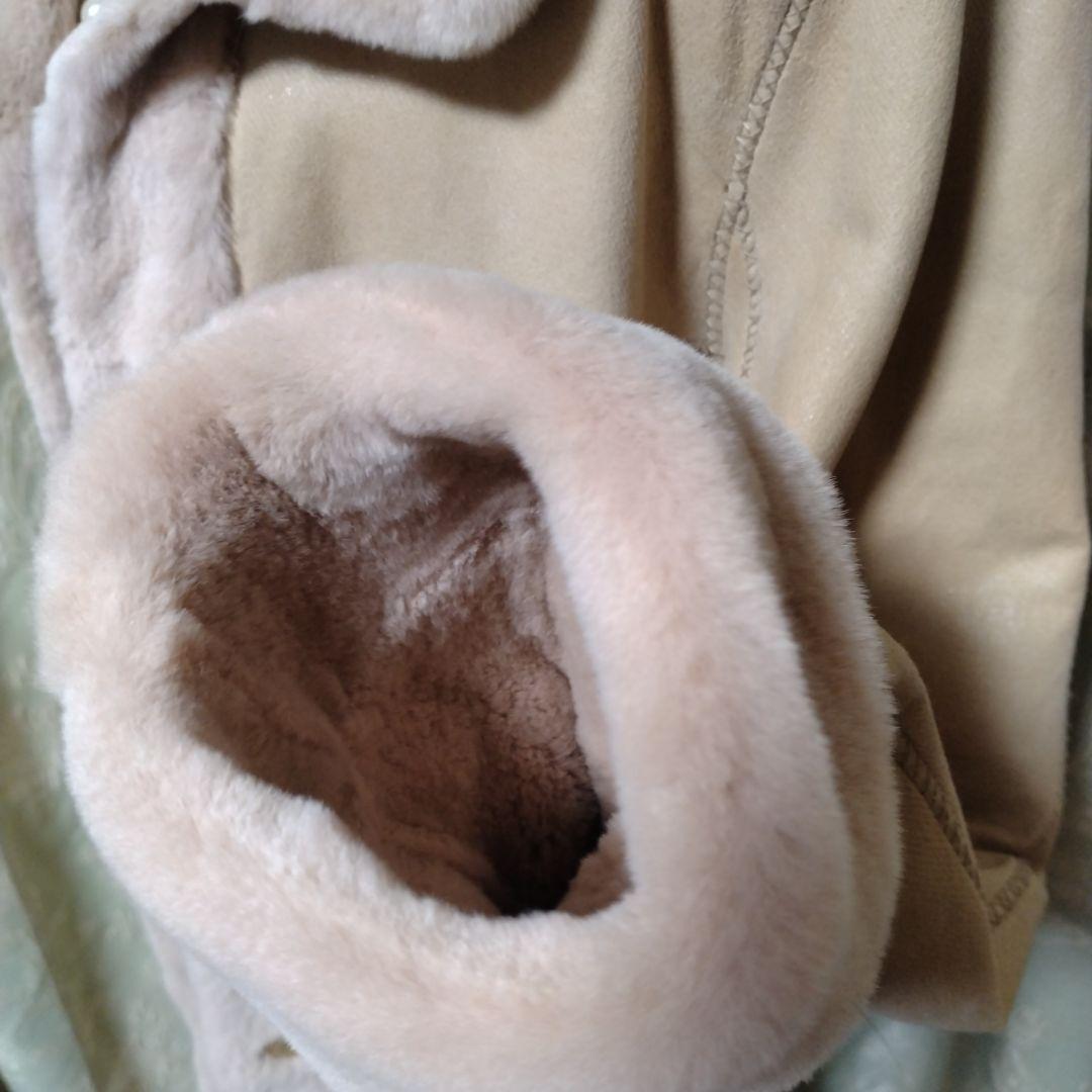 新同使用感無✩レッキス✩フード有✩リバーシブル✩ファーコート✩VITONACCI