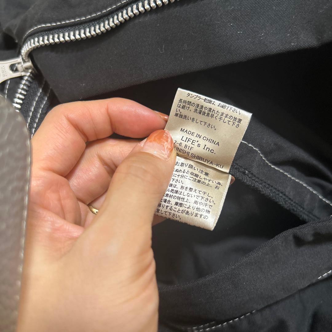 TODAYFUL Frontzip Cotton Salopette黒36