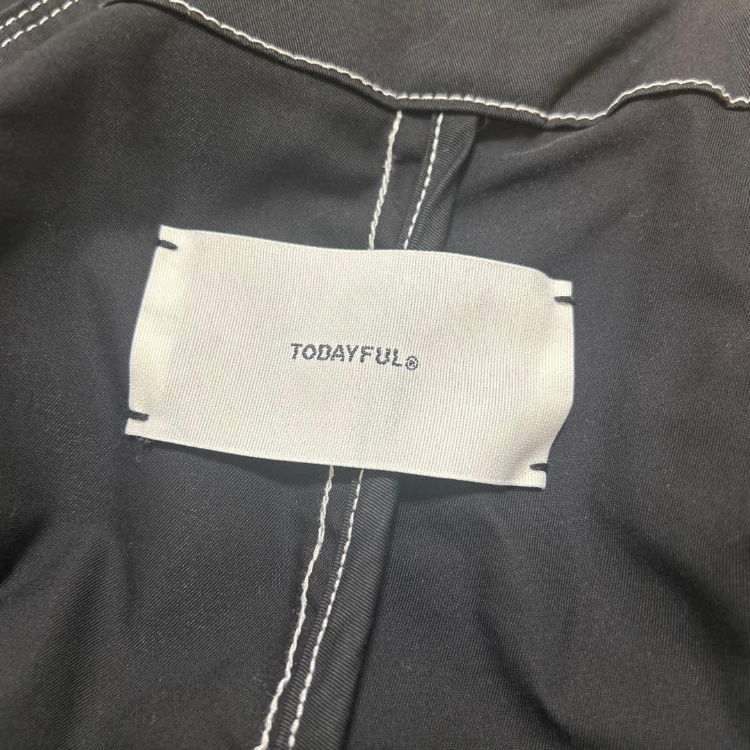 TODAYFUL Frontzip Cotton Salopette黒36