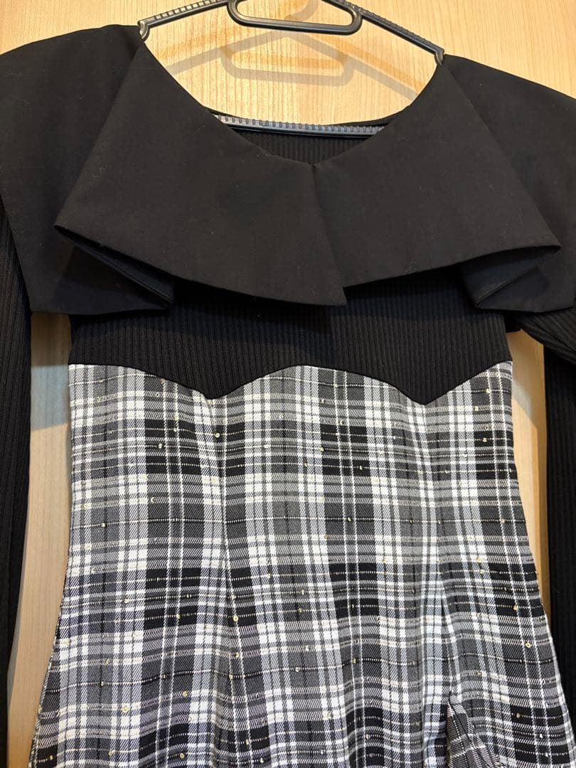 dazzlin アシメマーメイドコルセットワンピース ブラック XS