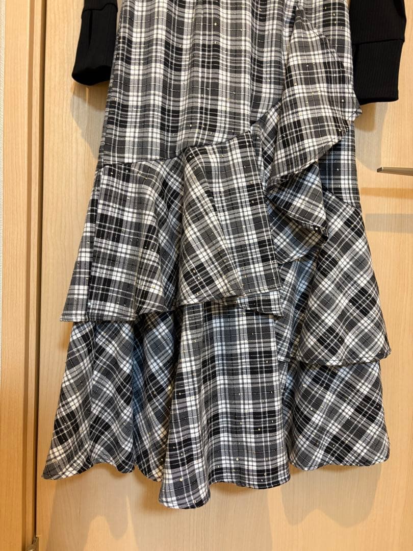 dazzlin アシメマーメイドコルセットワンピース ブラック XS