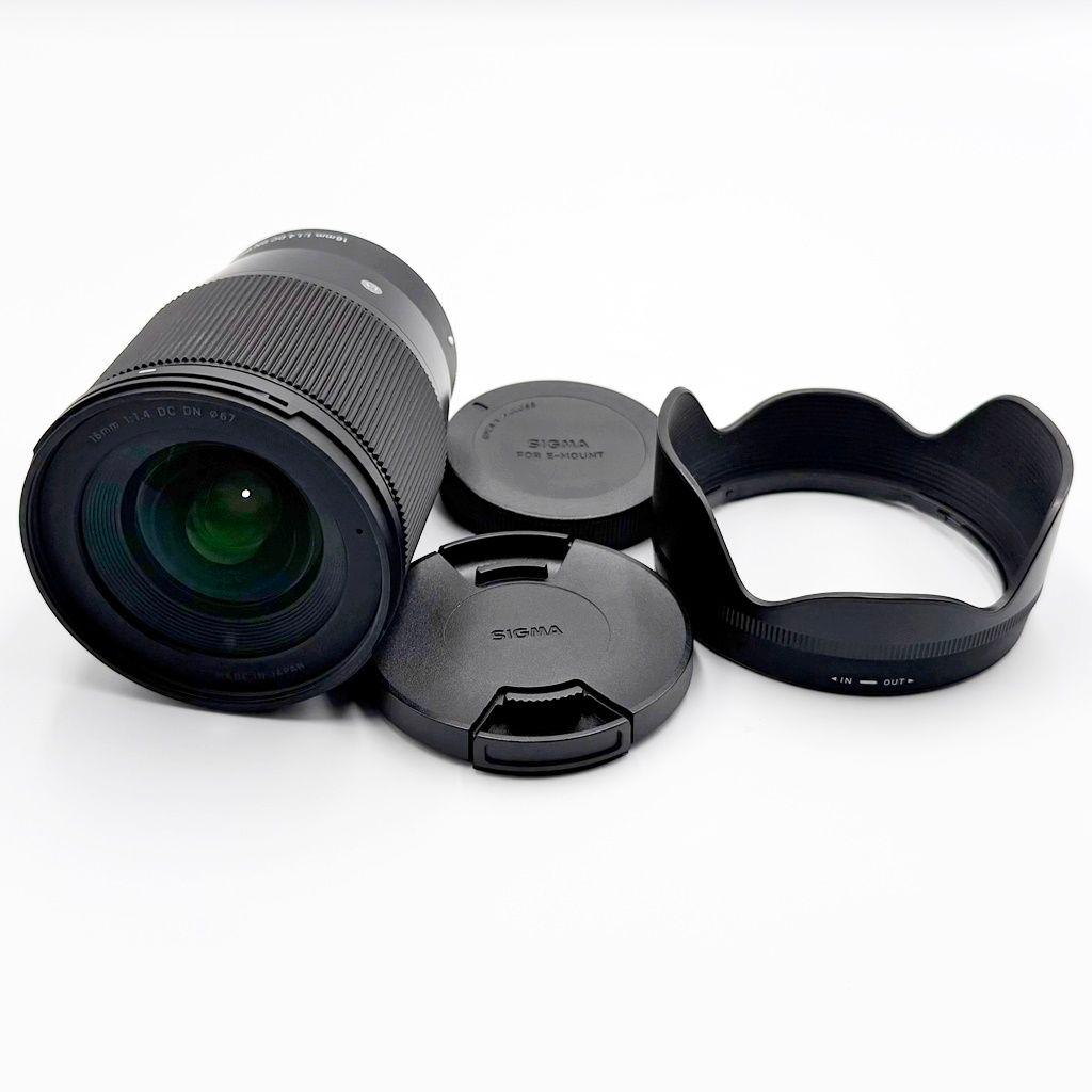 【美品】シグマ 16mm F1.4 DC DN ソニーE用 単焦点 広角レンズ