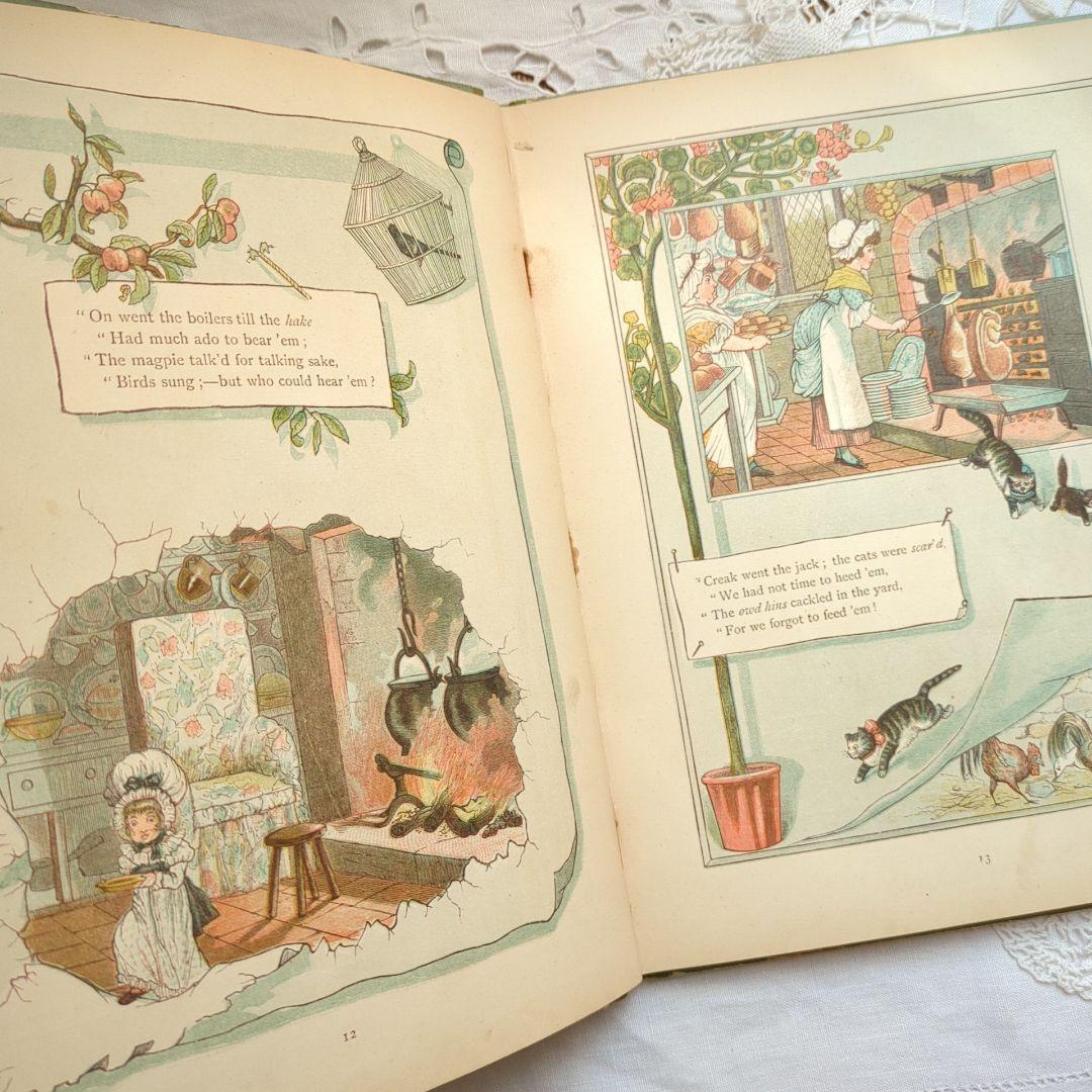 ジュリアン 稀少1882アンティーク絵本 児童書 洋書 ヴィクトリアン