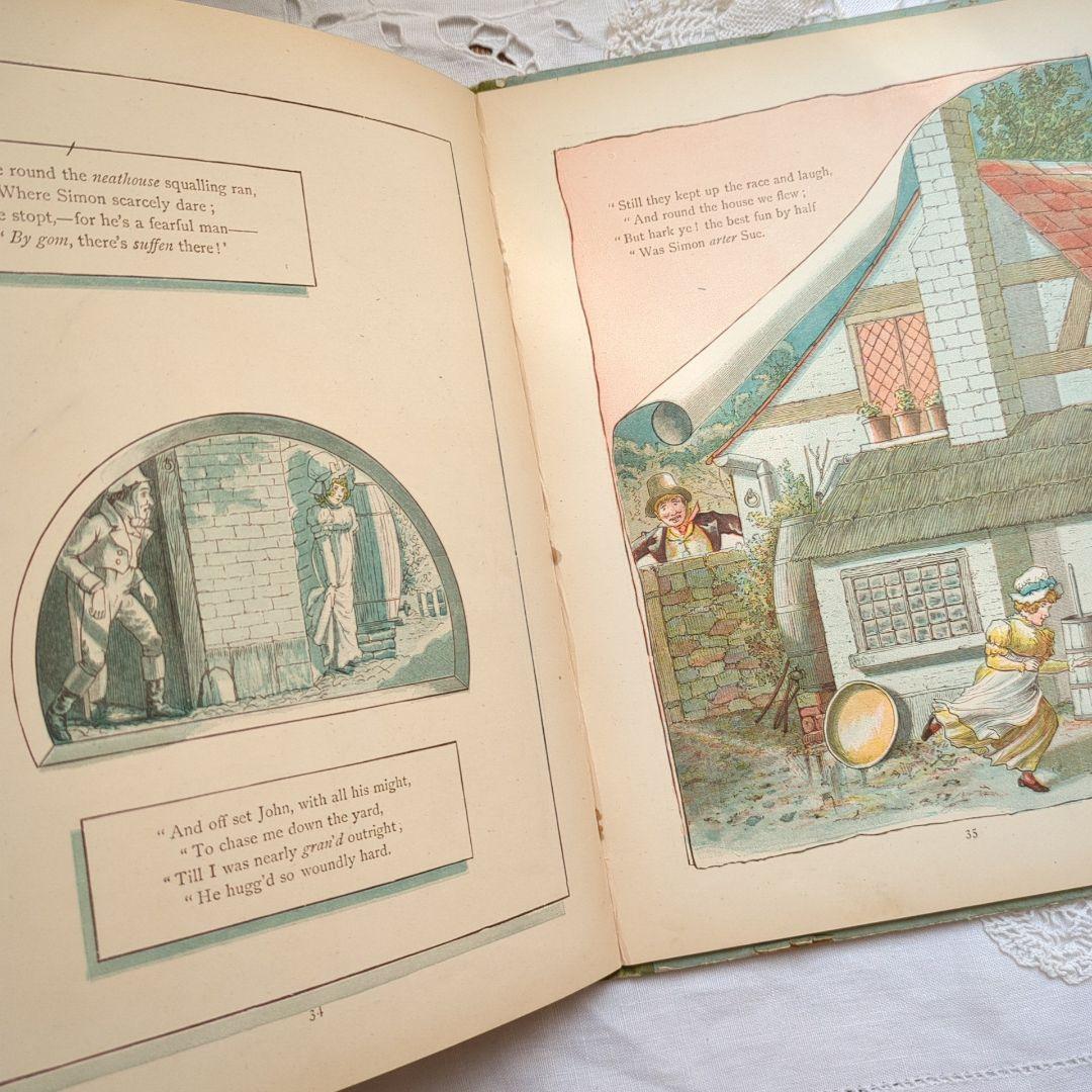 ジュリアン 稀少1882アンティーク絵本 児童書 洋書 ヴィクトリアン