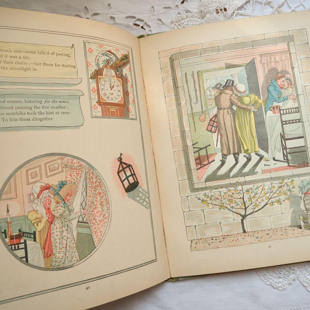 ジュリアン 稀少1882アンティーク絵本 児童書 洋書 ヴィクトリアン