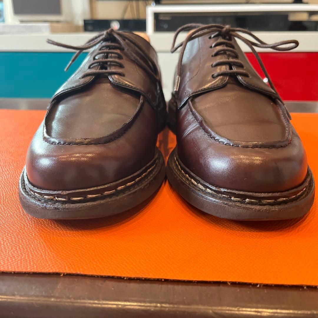 Berwick 4477 Uチップ ダークブラウン UK7 ラバーソール