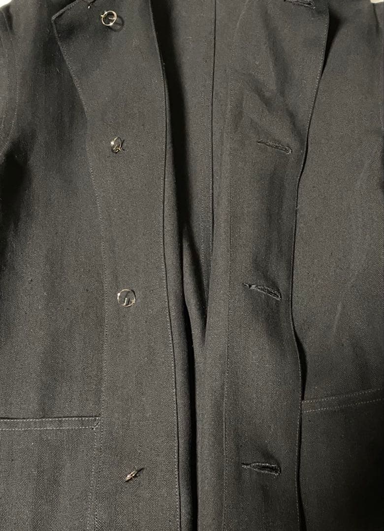MAATEE&SONS マーティーアンドサンズ リネンジャケット 黒 サイズ3