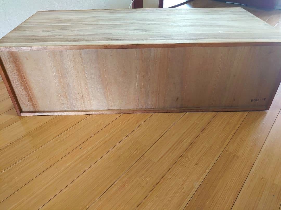 ヴィンテージ 桐箪笥2段 天然木 整理箪笥 引き戸 木製 和タンス 棚 チェスト