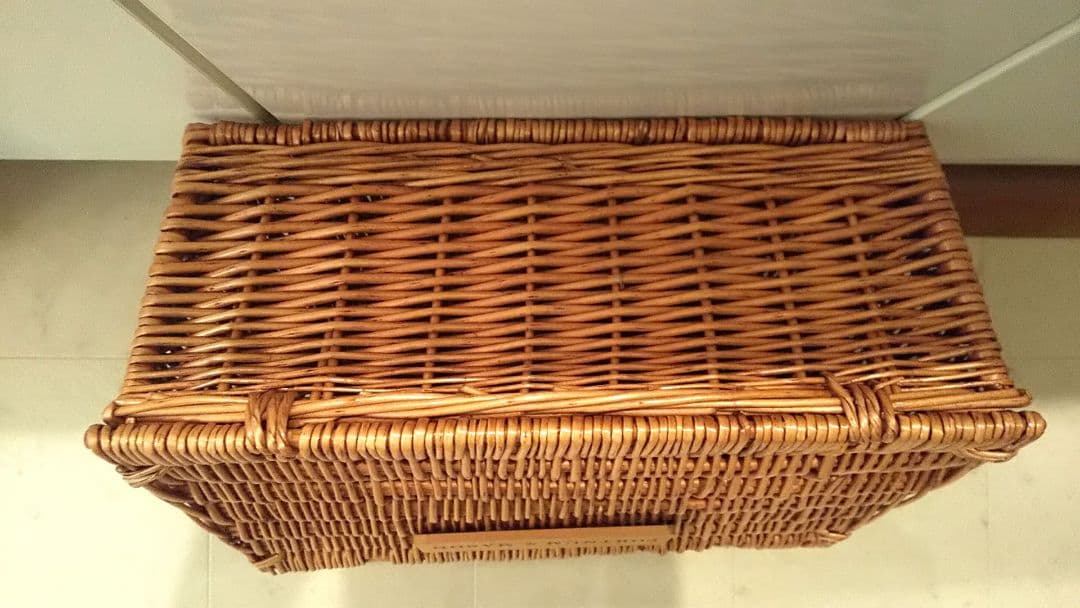 ◾️レア プレート付ラージサイズ バスケット　フォートナム&メイソン　ハンパー英国