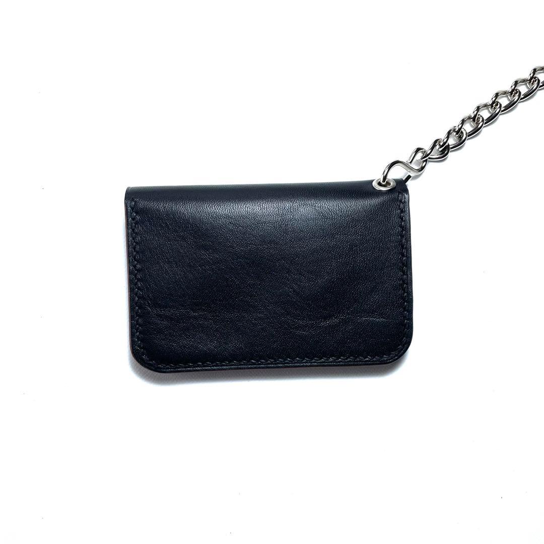 ミニトラッカーウォレット　ロウ付けチェーンセット　ホースハイドレザー