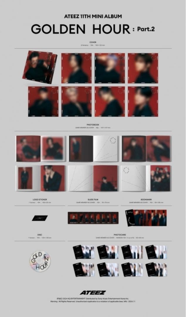 ATEEZ アチズ golden hour2 digipack 新品未開封