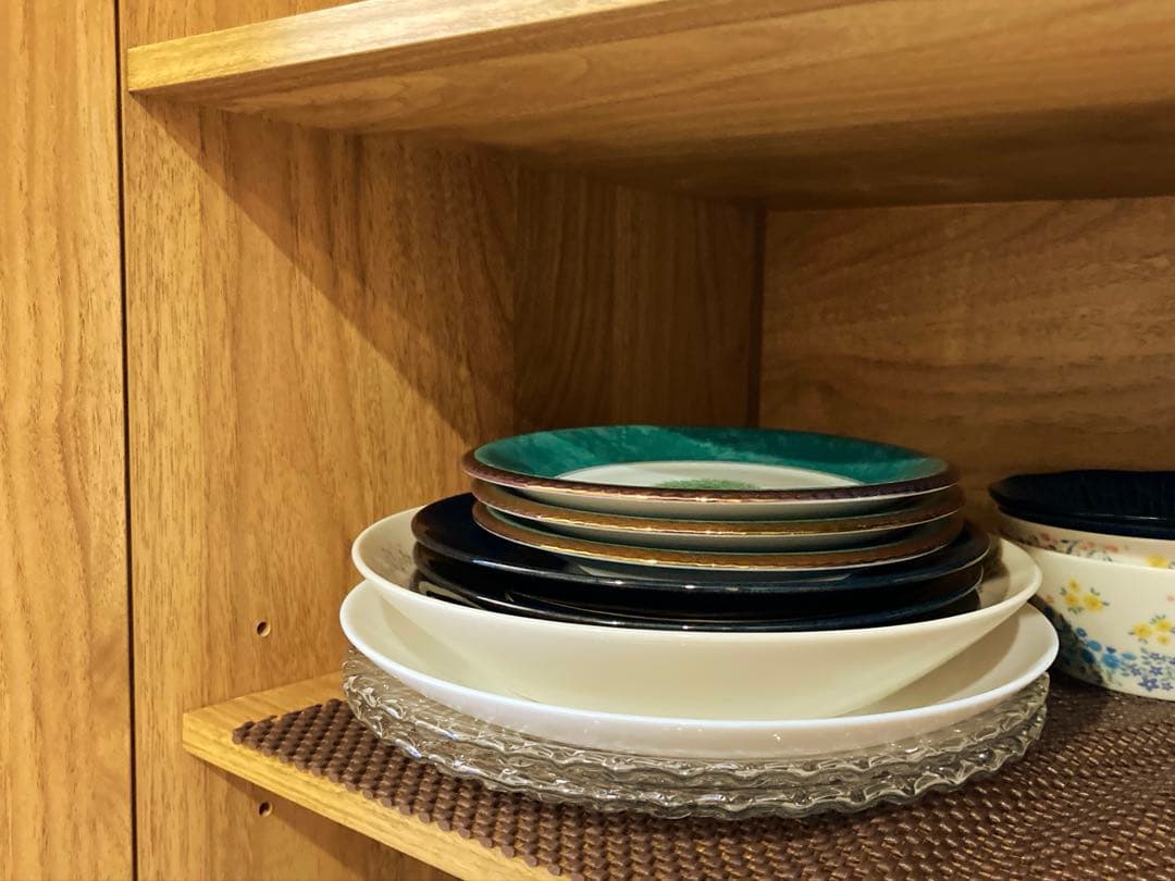 【美品】ニトリ 木目調食器棚