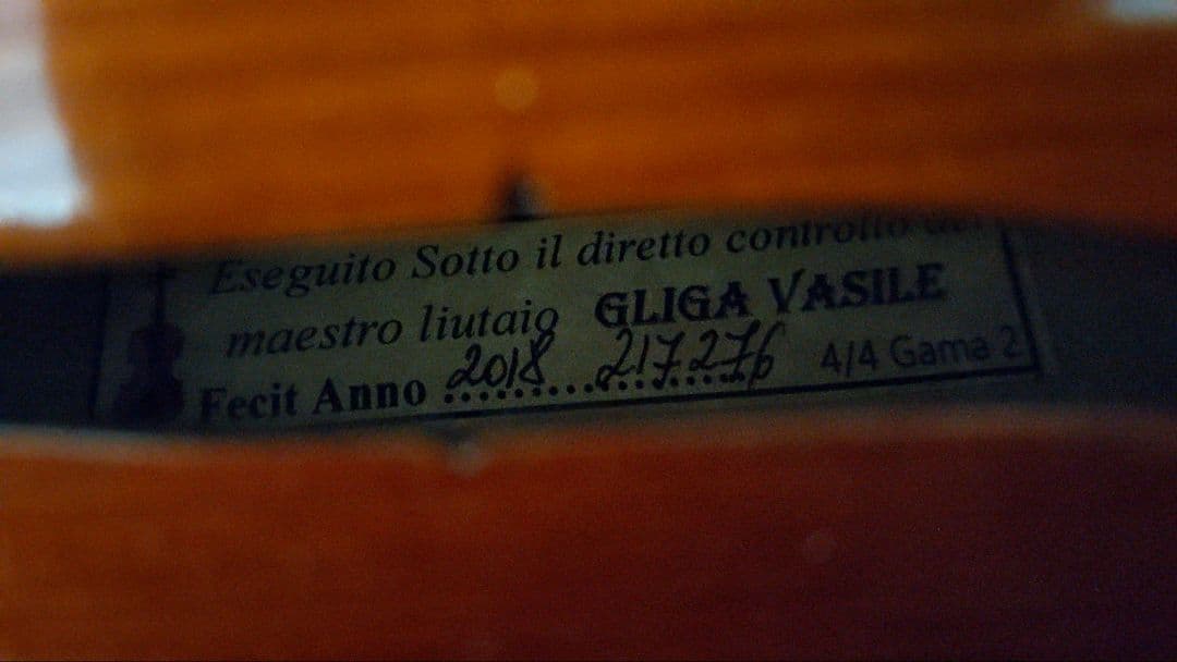 週末限定値下げ　ルーマニア製　GLIGA　GamaⅡ　バイオリン　4/4