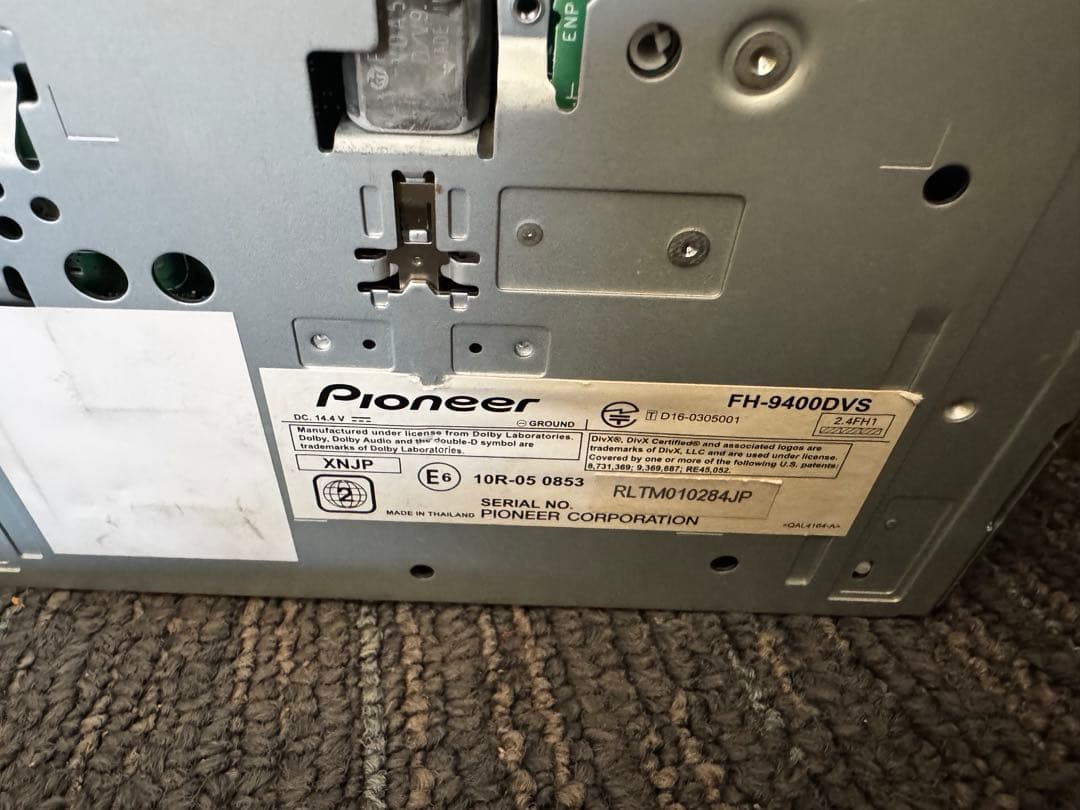 カーナビ Pioneer FH-9400DVS