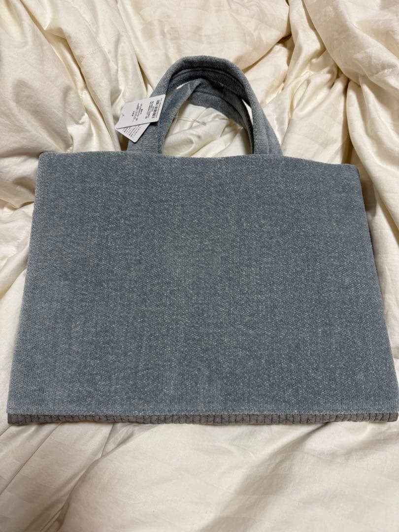 pionunnal×FEILER 刺繍トートバッグ ライトグレー