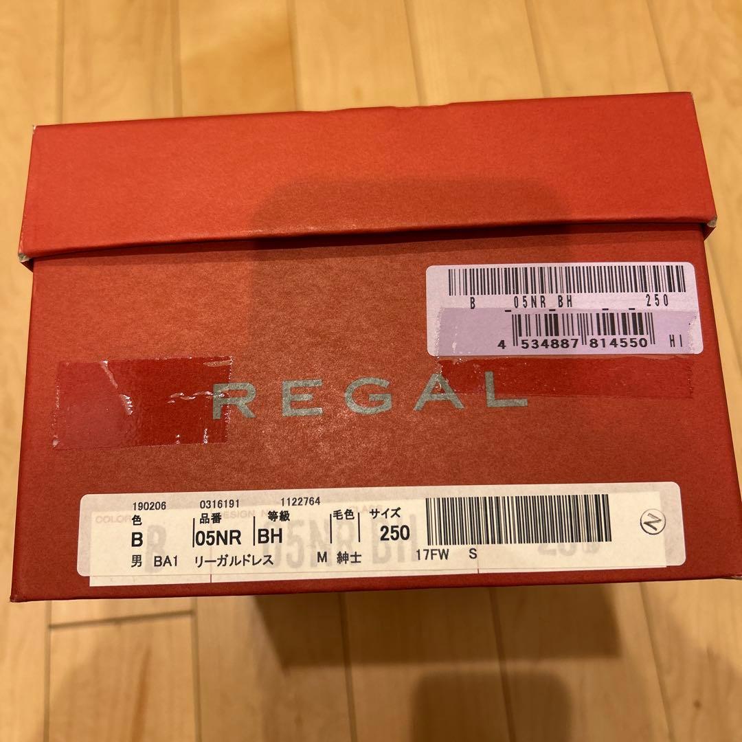 【新品・未使用】REGAL ブラック ドレスシューズ 本革25cm