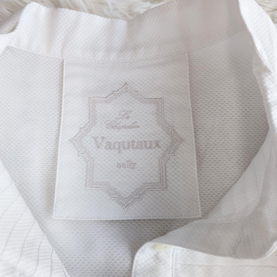 【新品級】Vaqutaux handsomeシャツワンピース　ヴォヤージュミルク