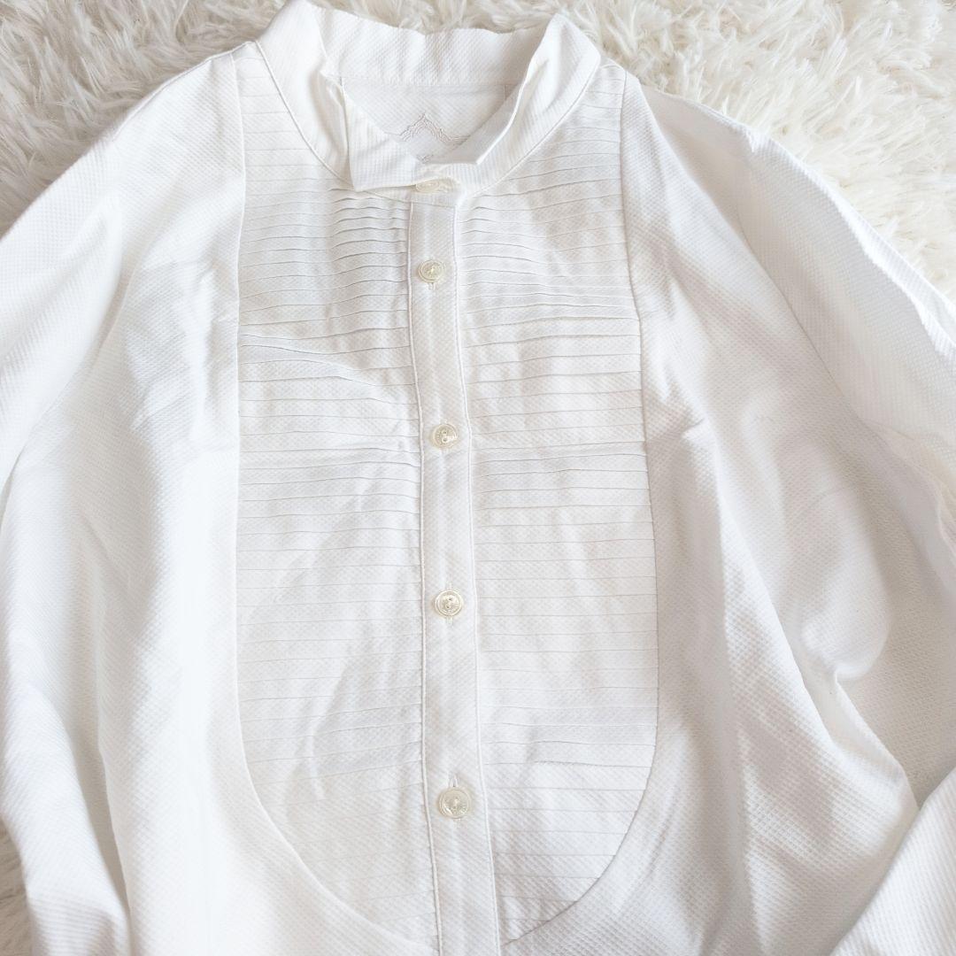 【新品級】Vaqutaux handsomeシャツワンピース　ヴォヤージュミルク