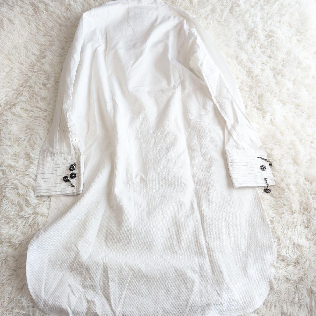 【新品級】Vaqutaux handsomeシャツワンピース　ヴォヤージュミルク