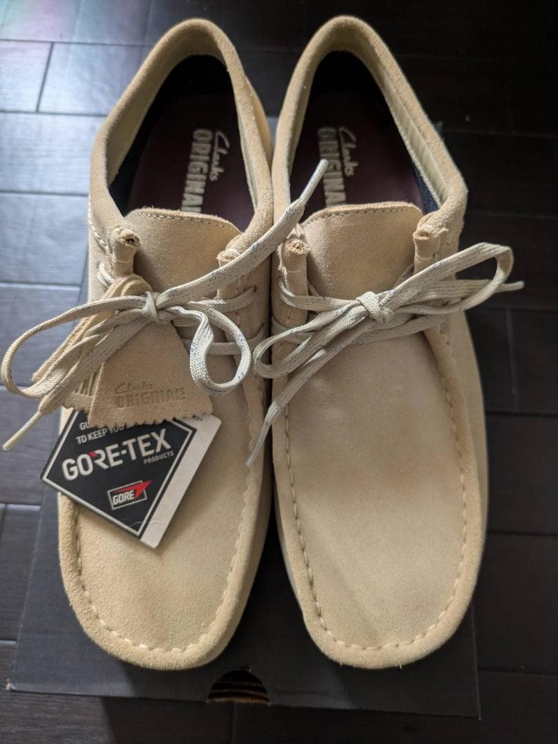 Clarks クラークス ワラビー ゴアテックス メープルスエード