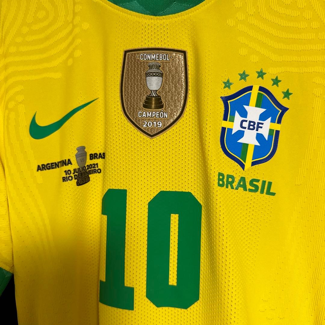 ネイマール　ユニフォーム　ブラジル代表　コパアメリカ決勝　支給品　証明書・写真付