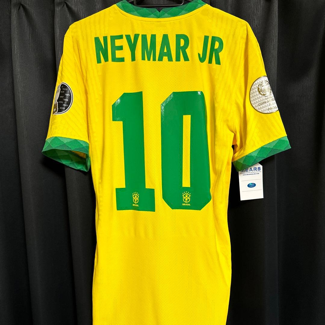 ネイマール　ユニフォーム　ブラジル代表　コパアメリカ決勝　支給品　証明書・写真付