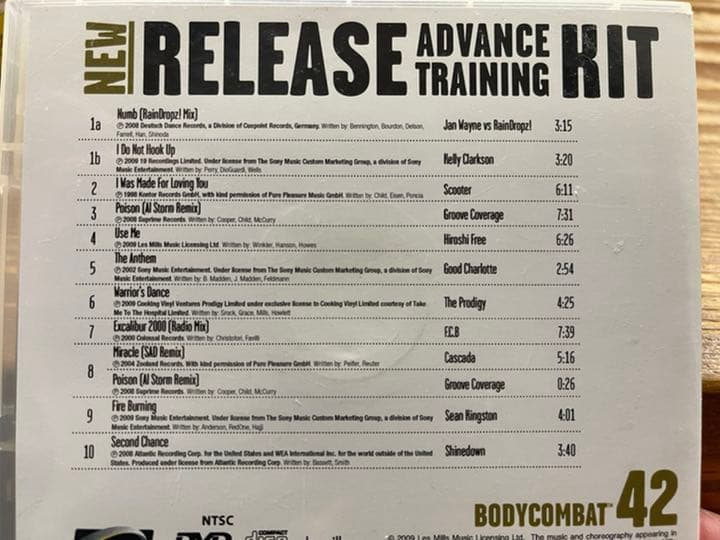 レズミルズ【BODYCOMBAT42】CD DVD レア版