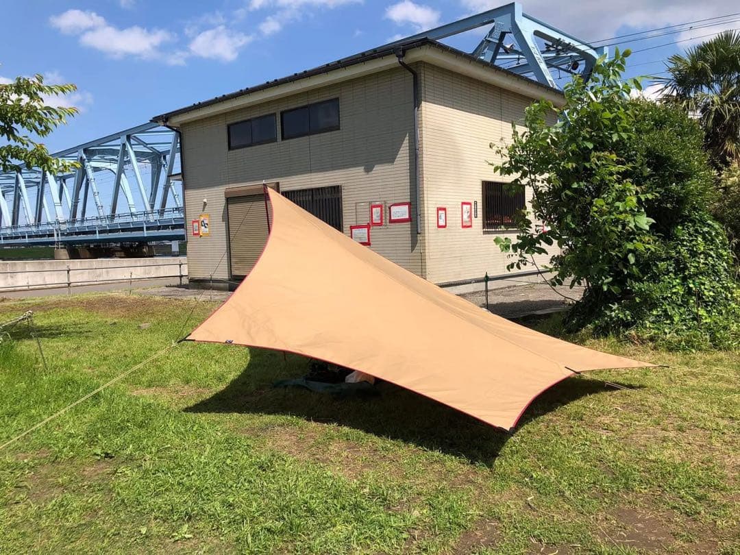 ムササビウィング テンマクデザイン 13ft TC タープ 焚き火version