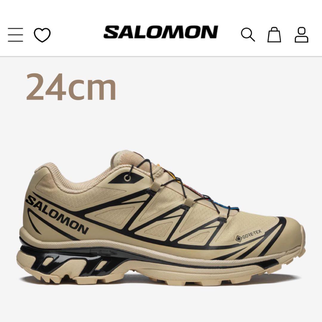 SALOMON サロモン XT-6 GTX Safari ベージュ 24cm