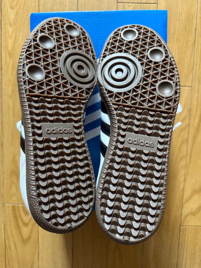adidas Samba ホワイト/ブラック スニーカー