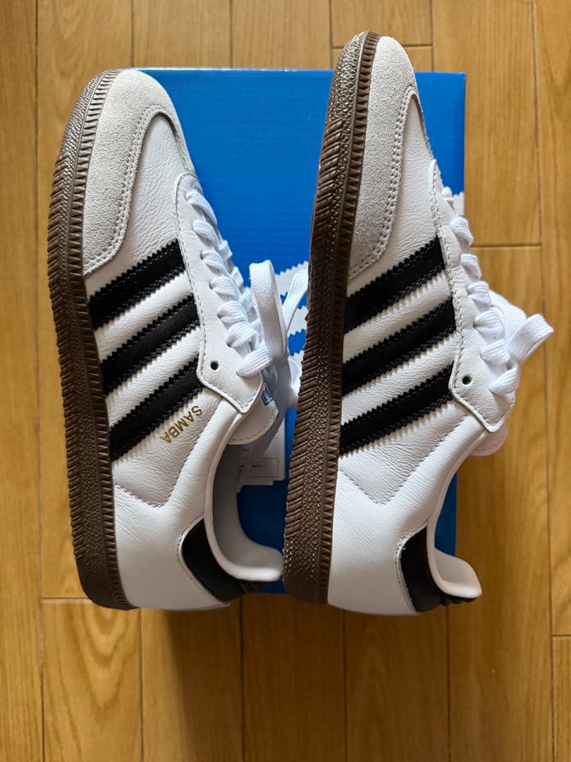 adidas Samba ホワイト/ブラック スニーカー