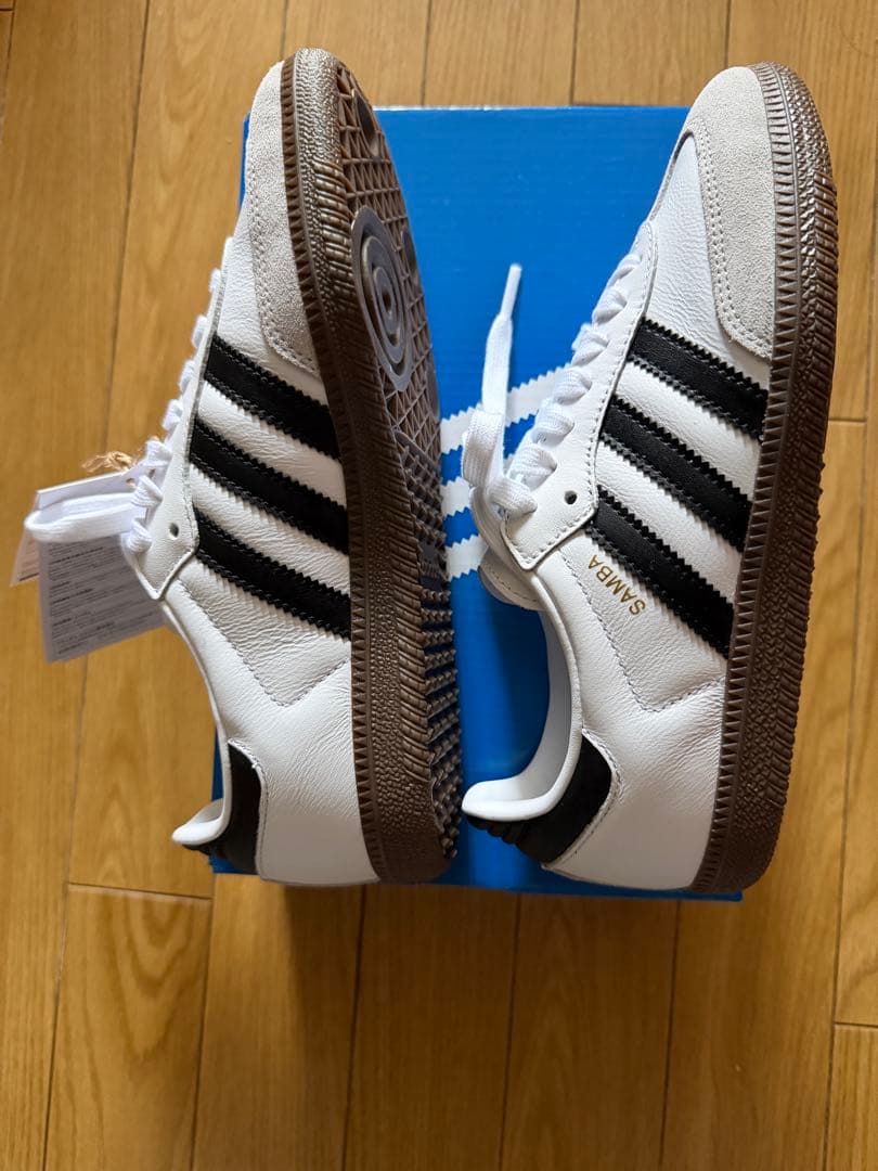adidas Samba ホワイト/ブラック スニーカー