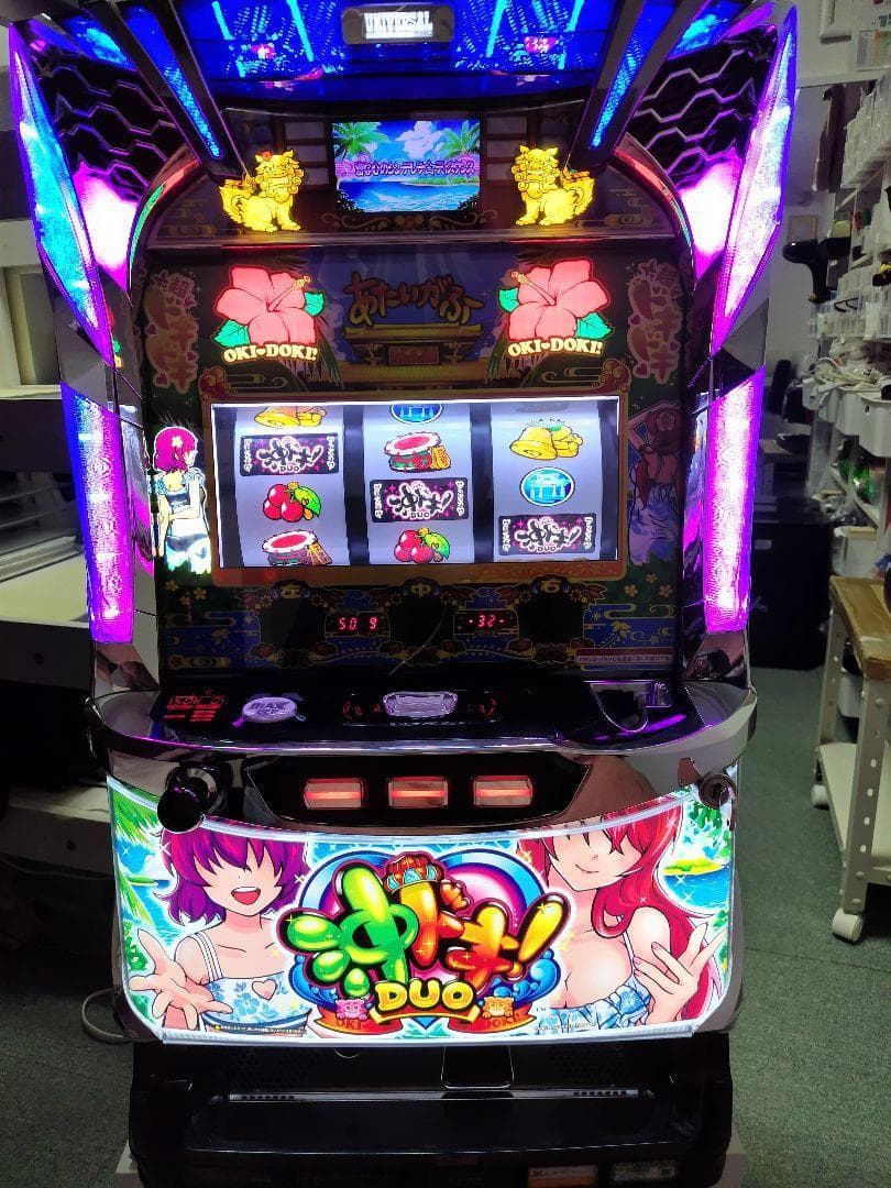 パチスロ 実機 沖ドキ！ＤＵＯ ※不要機付き※