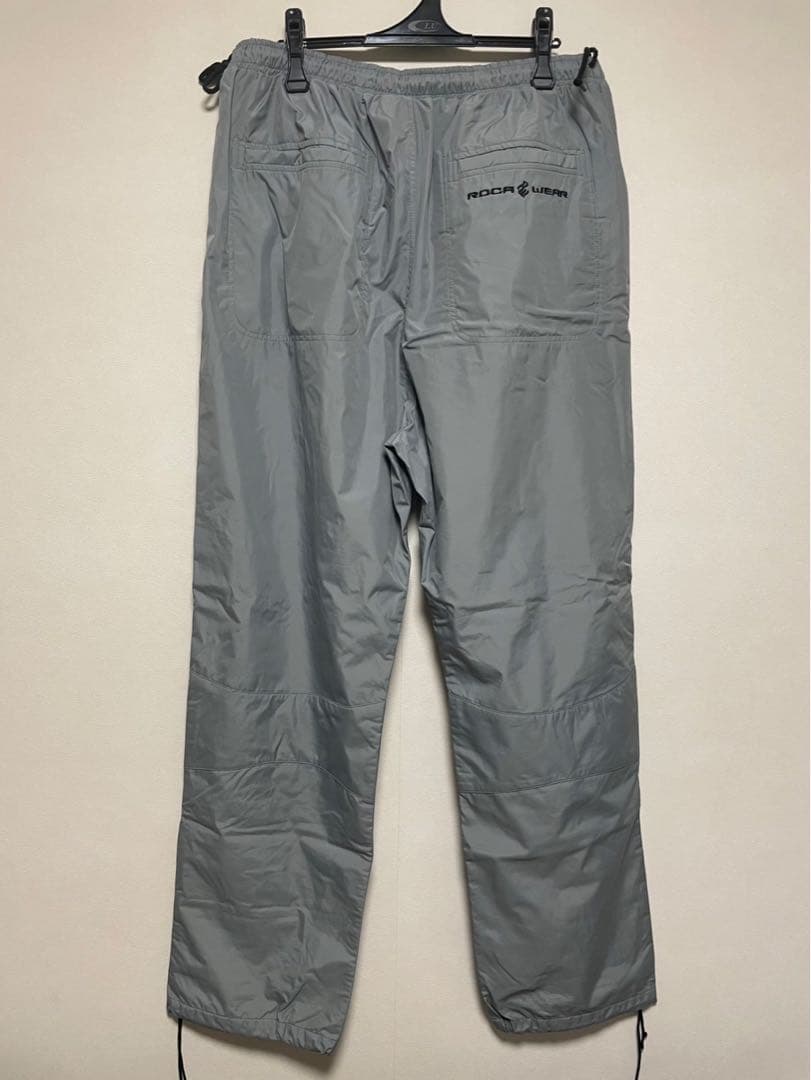 ROCAWEAR ロカウェア　ナイロンセットアップ　XXLグレー裏地ベロア