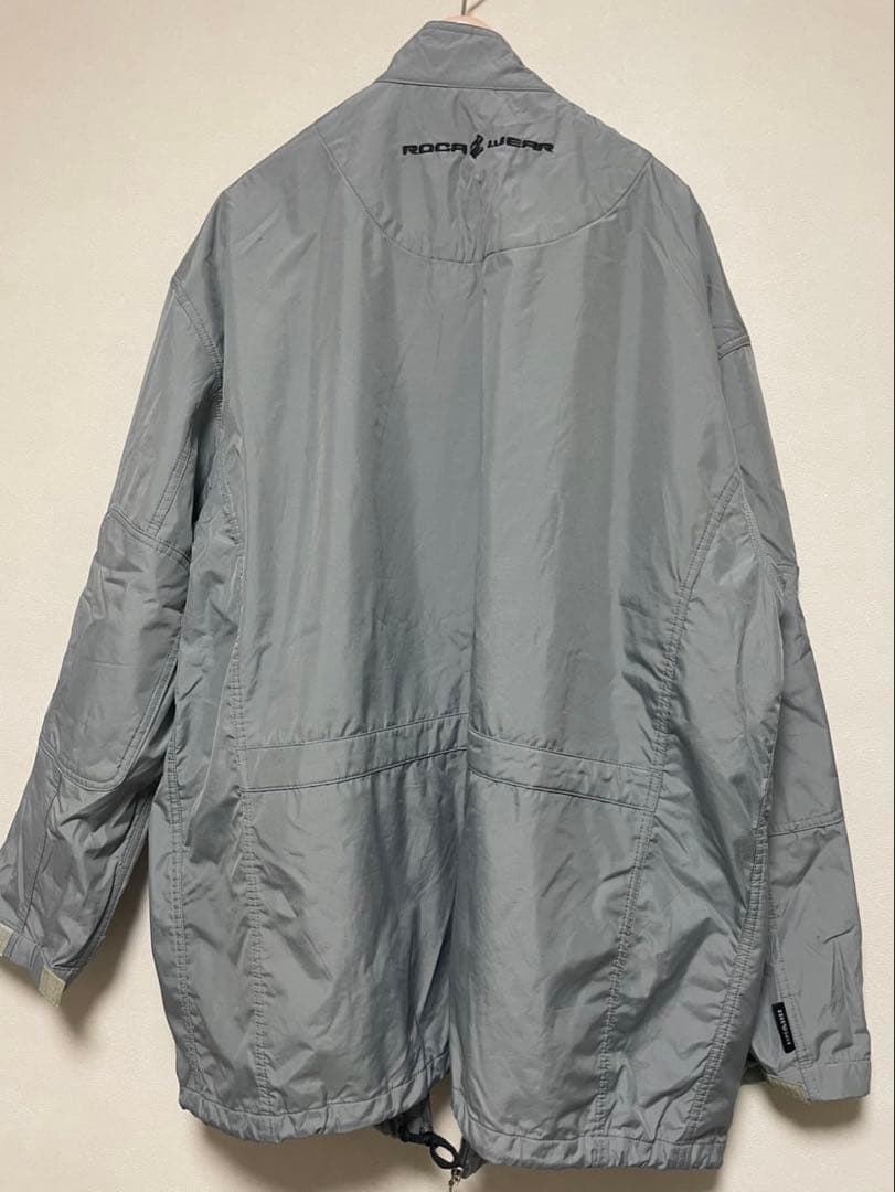 ROCAWEAR ロカウェア　ナイロンセットアップ　XXLグレー裏地ベロア