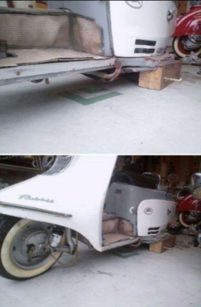 富士重工 ラビットスクーター S301用 ローダウンサス 前後セット ⑤