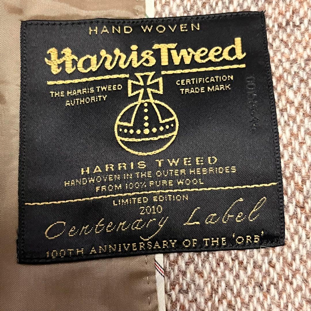 未使用タグ付き 【アヴィエンヌ 生地ハリスツイード】 テーラードジャケット 5万