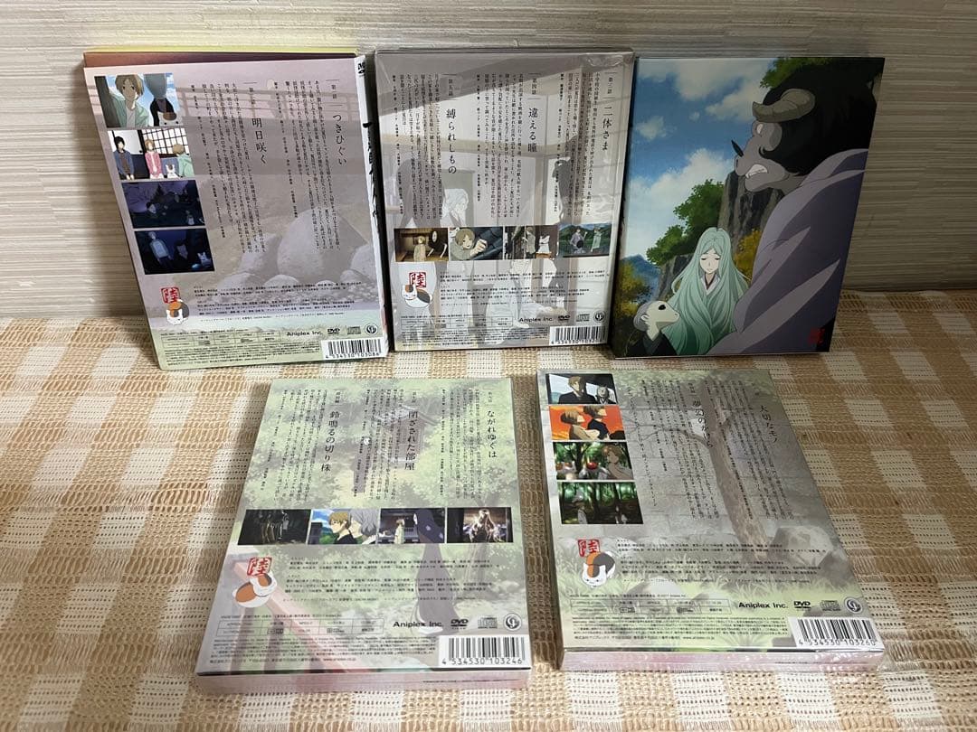 夏目友人帳 陸 完全生産限定版 全5巻セット DVD