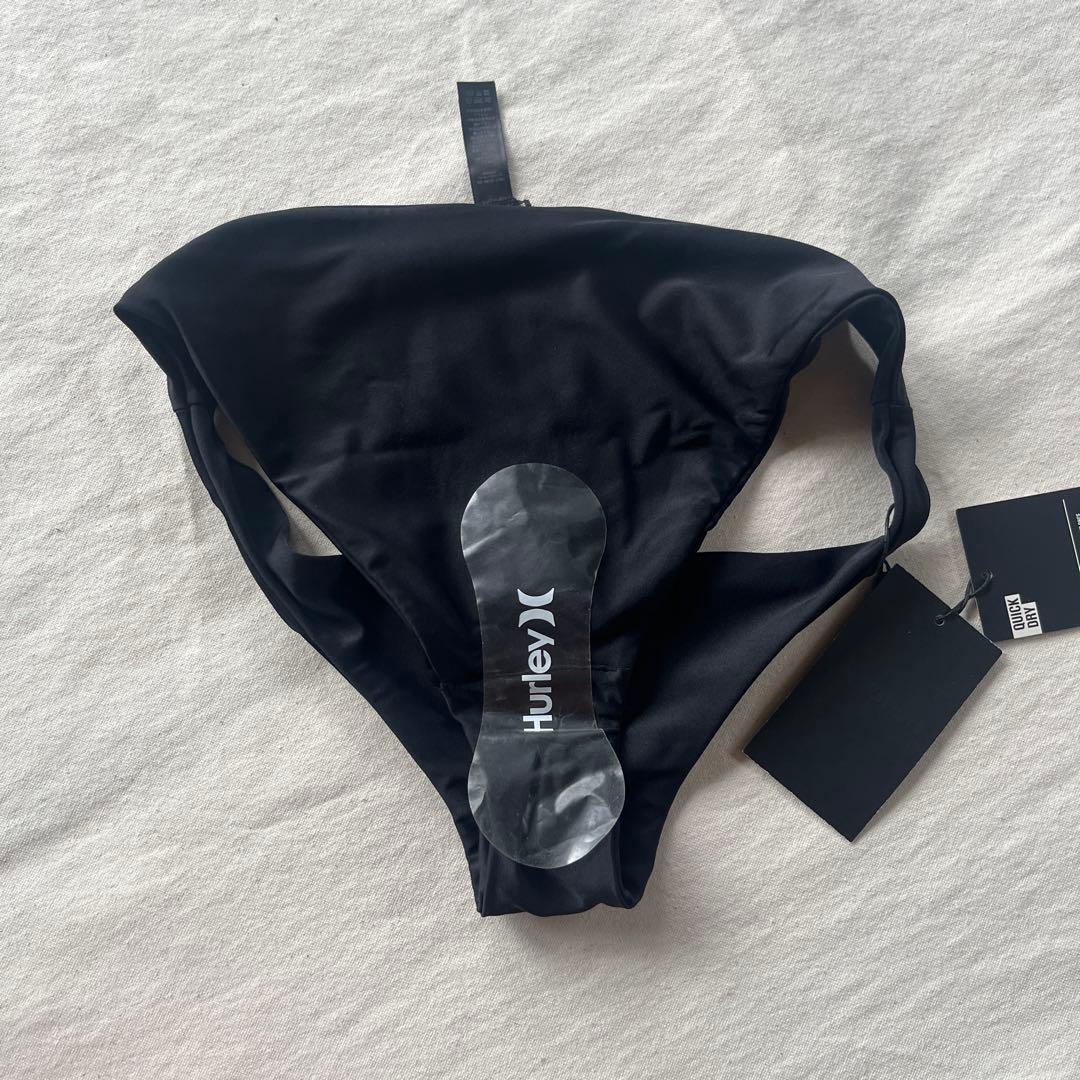 新品 HURLEY 水着 ビキニ BKクイックドライ ブラック S