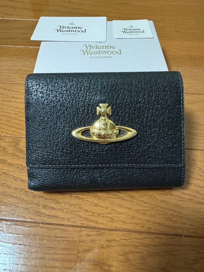 Vivienne Westwood 黒 三つ折り財布 最終値下げ