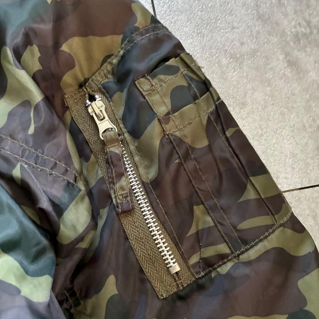 old design MA-1 フライトジャケット 迷彩