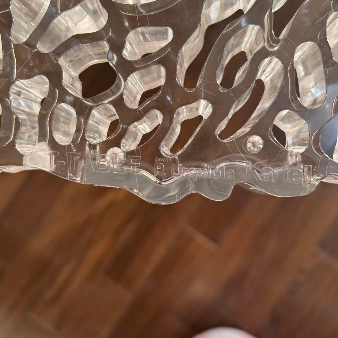 Kartell T-Table ハイ クリスタル