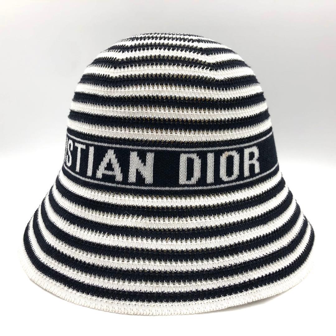 美品★クリスチャンディオール 24SS クロシュハット 44DTK985A134